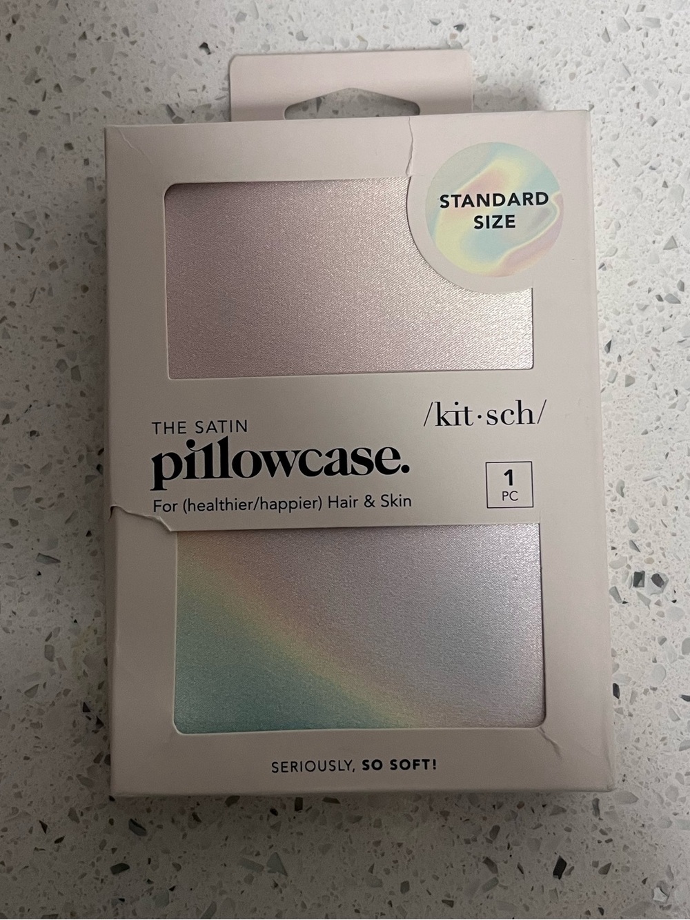 Kitsch Satin Pillowcase - Iridescent (Aura)